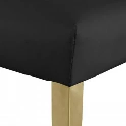 Meridian Furniture Dining Room Porsha Faux Leather Dining Chair Set Of 2