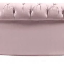 Meridian Furniture Living Room Anabella Modular 3 Piece Velvet Sectional