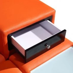 VIG Divani Casa Polaris - Contemporary Bonded Leather U Shaped Sectional Sofa With Lights Living Room