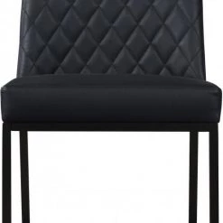 Meridian Furniture Bryce Faux Leather Dining Chair Set Of 2 Dining Room