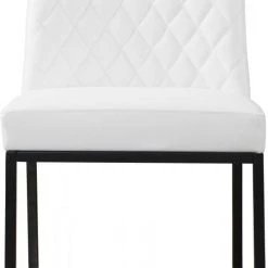 Meridian Furniture Bryce Faux Leather Dining Chair Set Of 2 Dining Room