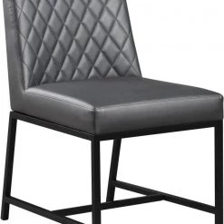 Meridian Furniture Bryce Faux Leather Dining Chair Set Of 2 Dining Room