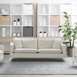 Meridian Furniture Living Room Naomi Velvet Sofa