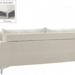 Meridian Furniture Living Room Naomi Velvet Sofa
