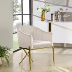 Meridian Furniture Xavier Velvet Dining Chair