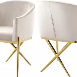 Meridian Furniture Xavier Velvet Dining Chair