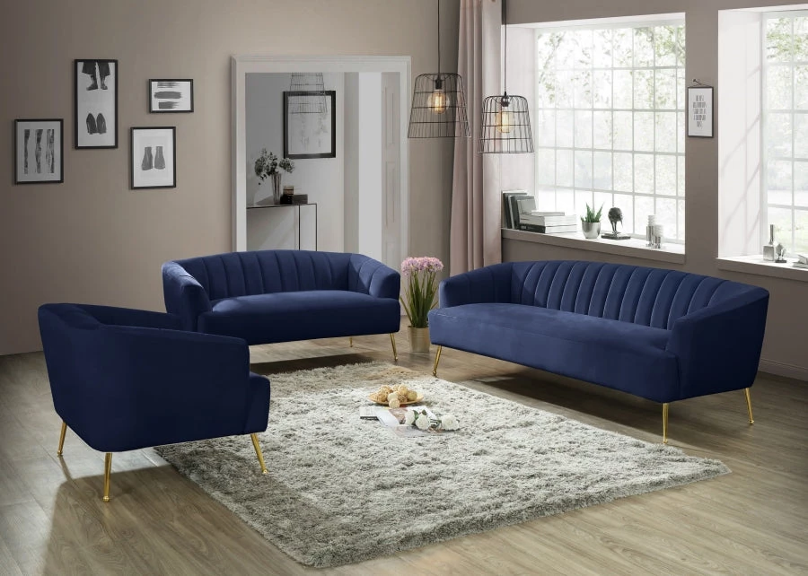 Meridian Furniture Tori Velvet Sofa