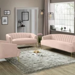 Meridian Furniture Tori Velvet Sofa