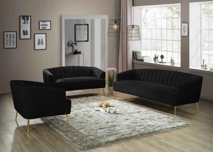 Meridian Furniture Tori Velvet Sofa