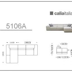 VIG Divani Casa Pella Mini - Modern White Leather Left Facing Sectional Sofa