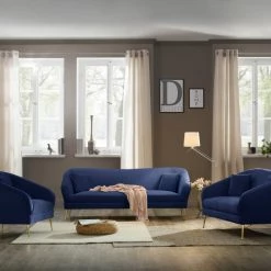 Meridian Furniture Hermosa Velvet Sofa