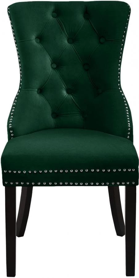 Meridian Furniture Dining Room Nikki Velvet Dining Chair - Set Of 2