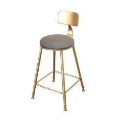 Oberlo Nordic Golden Counter Stool Dining Room