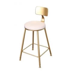 Oberlo Nordic Golden Counter Stool Dining Room