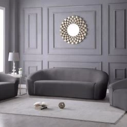 Meridian Furniture Riley Velvet Loveseat