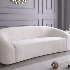Meridian Furniture Living Room Riley Velvet Sofa