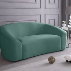 Meridian Furniture Riley Velvet Loveseat