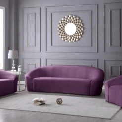 Meridian Furniture Riley Velvet Loveseat