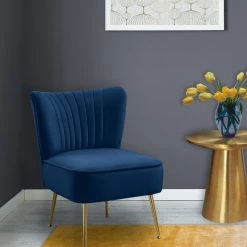 Meridian Furniture Tess Velvet Accent Chair