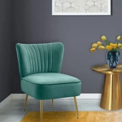 Meridian Furniture Tess Velvet Accent Chair