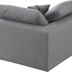 Meridian Furniture Serene Linen Deluxe Cloud Modular Overstuffed Chair Living Room