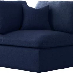 Meridian Furniture Serene Linen Deluxe Cloud Modular Overstuffed Chair Living Room