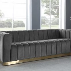 Meridian Furniture Marlon Velvet Sofa