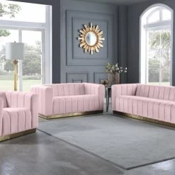 Meridian Furniture Marlon Velvet Sofa