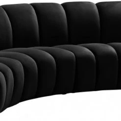 Meridian Furniture Infinity Modular 4 Piece Sectional Living Room