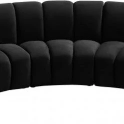 Meridian Furniture Infinity Modular 5 Piece Sectional Living Room