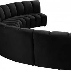 Meridian Furniture Infinity Modular 5 Piece Sectional Living Room