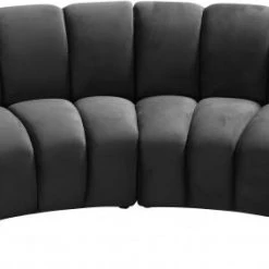 Meridian Furniture Infinity Modular 4 Piece Sectional Living Room