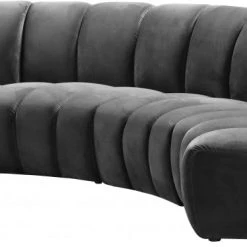 Meridian Furniture Infinity Modular 4 Piece Sectional Living Room