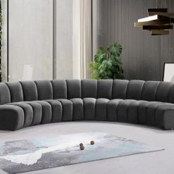 Meridian Furniture Infinity Modular 5 Piece Sectional Living Room