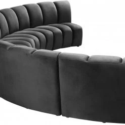 Meridian Furniture Infinity Modular 5 Piece Sectional Living Room