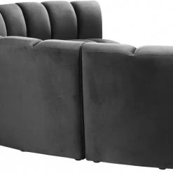 Meridian Furniture Infinity Modular 6 Piece Sectional Living Room