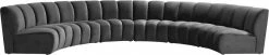 Meridian Furniture Infinity Modular 6 Piece Sectional Living Room