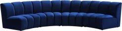 Meridian Furniture Infinity Modular 4 Piece Sectional Living Room