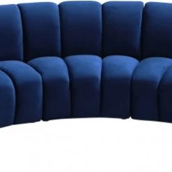 Meridian Furniture Infinity Modular 5 Piece Sectional Living Room