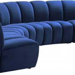 Meridian Furniture Infinity Modular 5 Piece Sectional Living Room