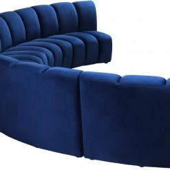 Meridian Furniture Infinity Modular 5 Piece Sectional Living Room