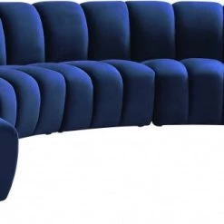 Meridian Furniture Infinity Modular 6 Piece Sectional Living Room