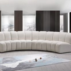 Meridian Furniture Infinity Modular 4 Piece Sectional Living Room