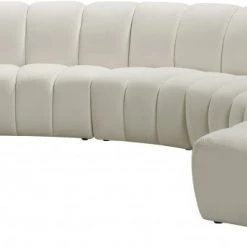 Meridian Furniture Infinity Modular 6 Piece Sectional Living Room