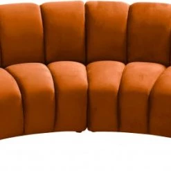 Meridian Furniture Infinity Modular 4 Piece Sectional Living Room