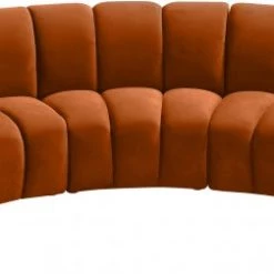 Meridian Furniture Infinity Modular 5 Piece Sectional Living Room