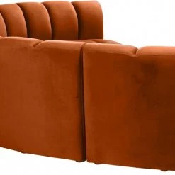 Meridian Furniture Infinity Modular 6 Piece Sectional Living Room