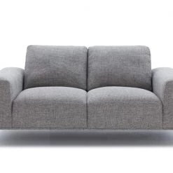 VIG Divani Casa Arthur Modern Medium Grey Fabric Sofa & Loveseat Set