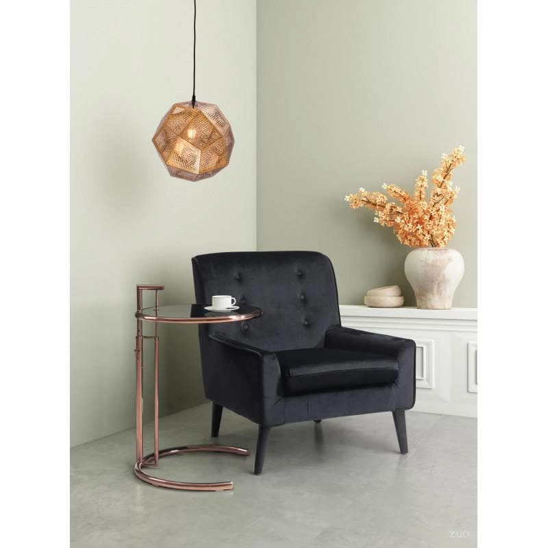 Hollywood Glam Furnitures Bald Ceiling Lamp Gold