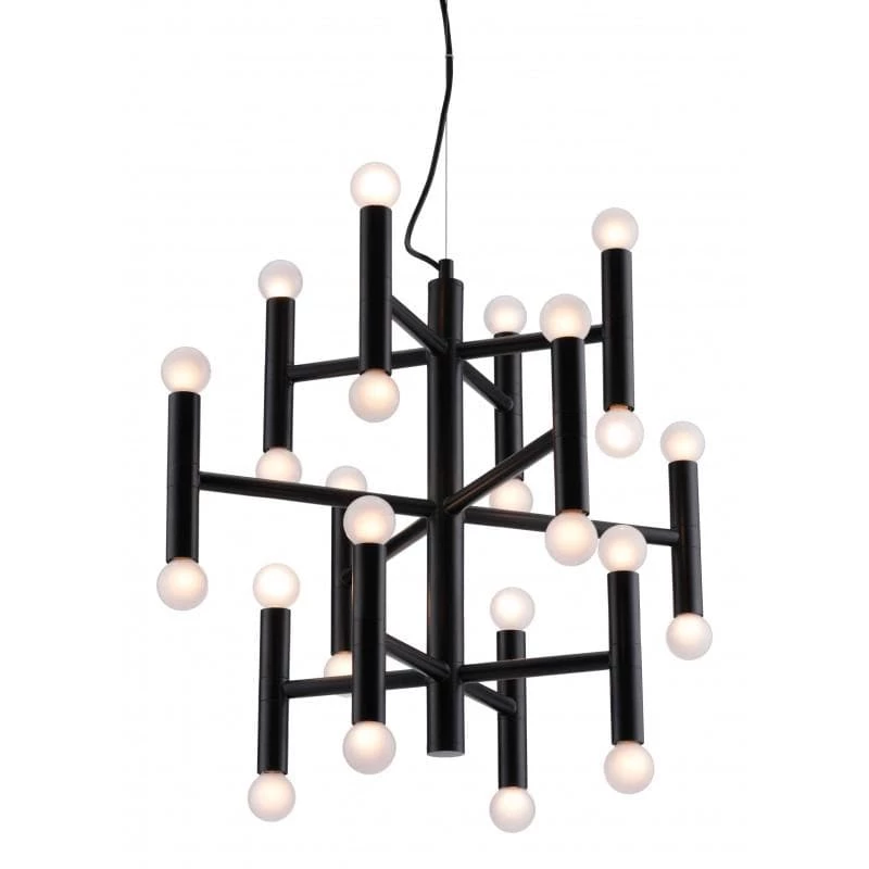 Zuo Mod Alton Ceiling Lamp Black Home Decor